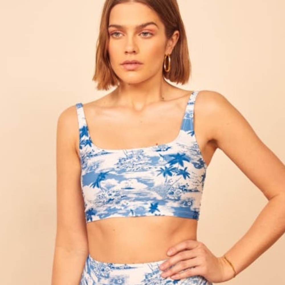 Reformation Harbor Bikini top